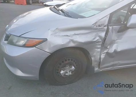 2012 Honda Civic Lx from USA, damaged, VIN 2HGFB2F57CH311753
